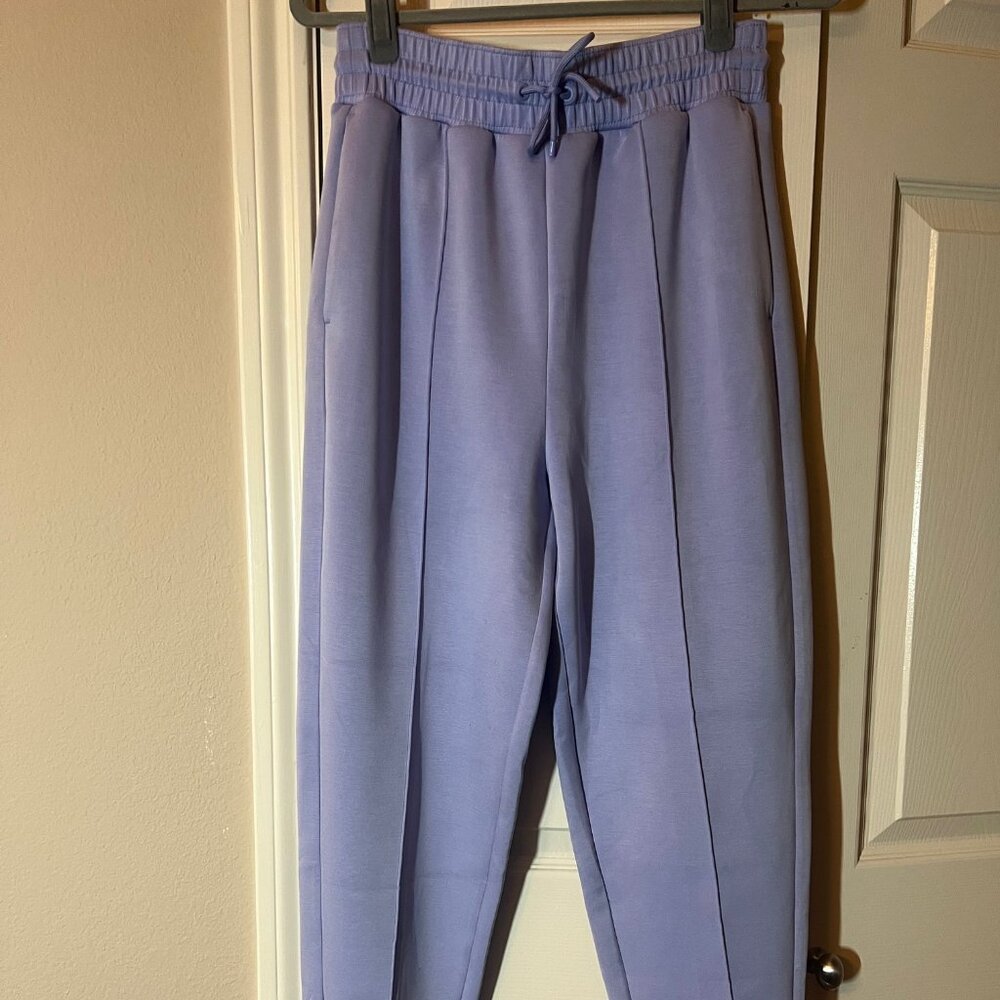 Women’s All in Motion - Lavender Jogger Sweatpants – Elastic Waist – Small